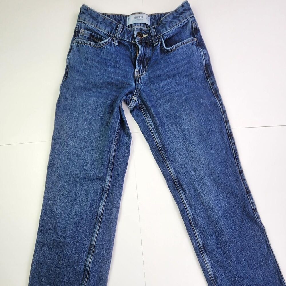 Hollister-co Men's Blue and Navy Jeans